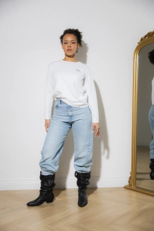 LONGSLEEVE WHITE LUCKY