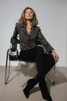 KRÓTKA MARYNARKA W PANTERKĘ