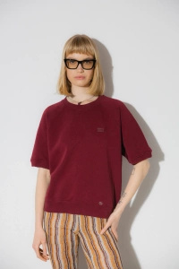 BLUZKA BURGUNDY SHORT MBM
