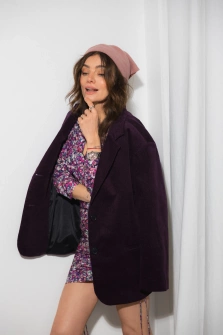 SUKIENKA FLORAL VISCOSE DRESS PINK