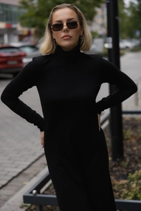 SUKIENKA ELEGANT BLACK DRESS GOLF