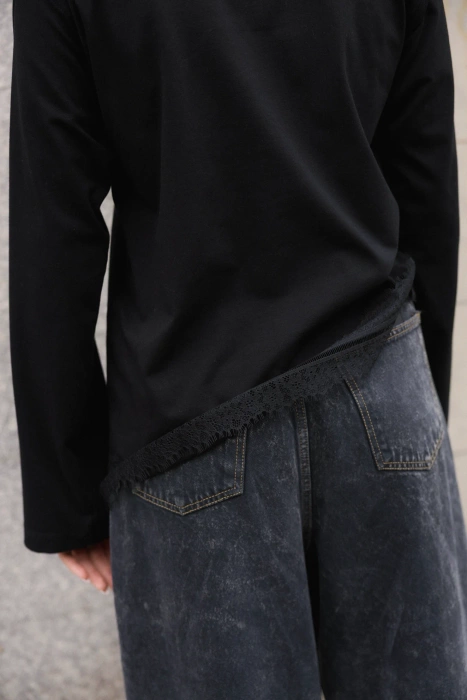 LONGSLEEVE CLASSIC BLACK KORONKA