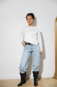 LONGSLEEVE WHITE LUCKY