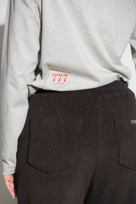 LONGSLEEVE GRAY 777 LUCKY