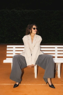 SPODNIE GRAY WIDE LEG