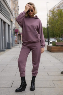 BLUZA MAUVE HOODIE Z KAPTUREM