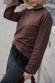 LONGSLEEVE BROWN CHOCO