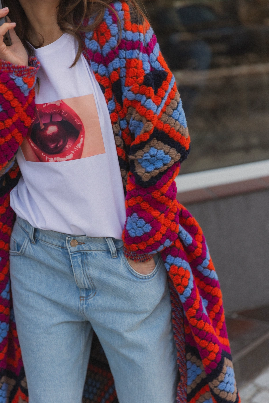 LONGSLEEVE REDLIPS WHITE