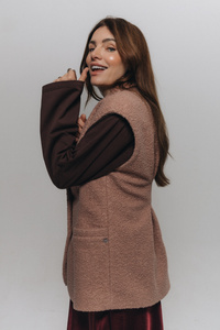 KAMIZELKA BERWER DUSTY PINK