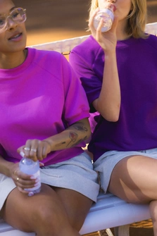 BLUZKA PURPLE SHORT