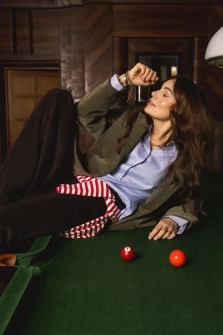 MARYNARKA RAVEN SZTRUKSOWA OLIVE