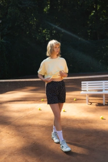 BLUZKA BUTTER LEMON SHORT