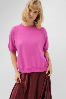 BLUZKA PINK SHORT FUKSJA